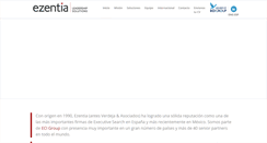 Desktop Screenshot of ezentiagroup.com