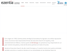 Tablet Screenshot of ezentiagroup.com